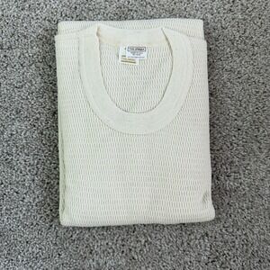 Vintage Mac Phergus Long Johns Shirt Mens Medium White Thermal Cotton USA